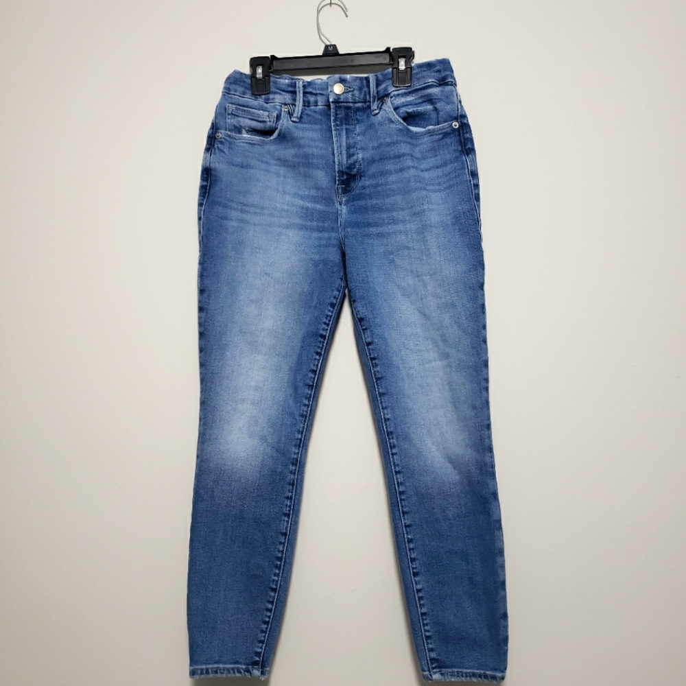 Good American high rise skinny jeans size 10/30